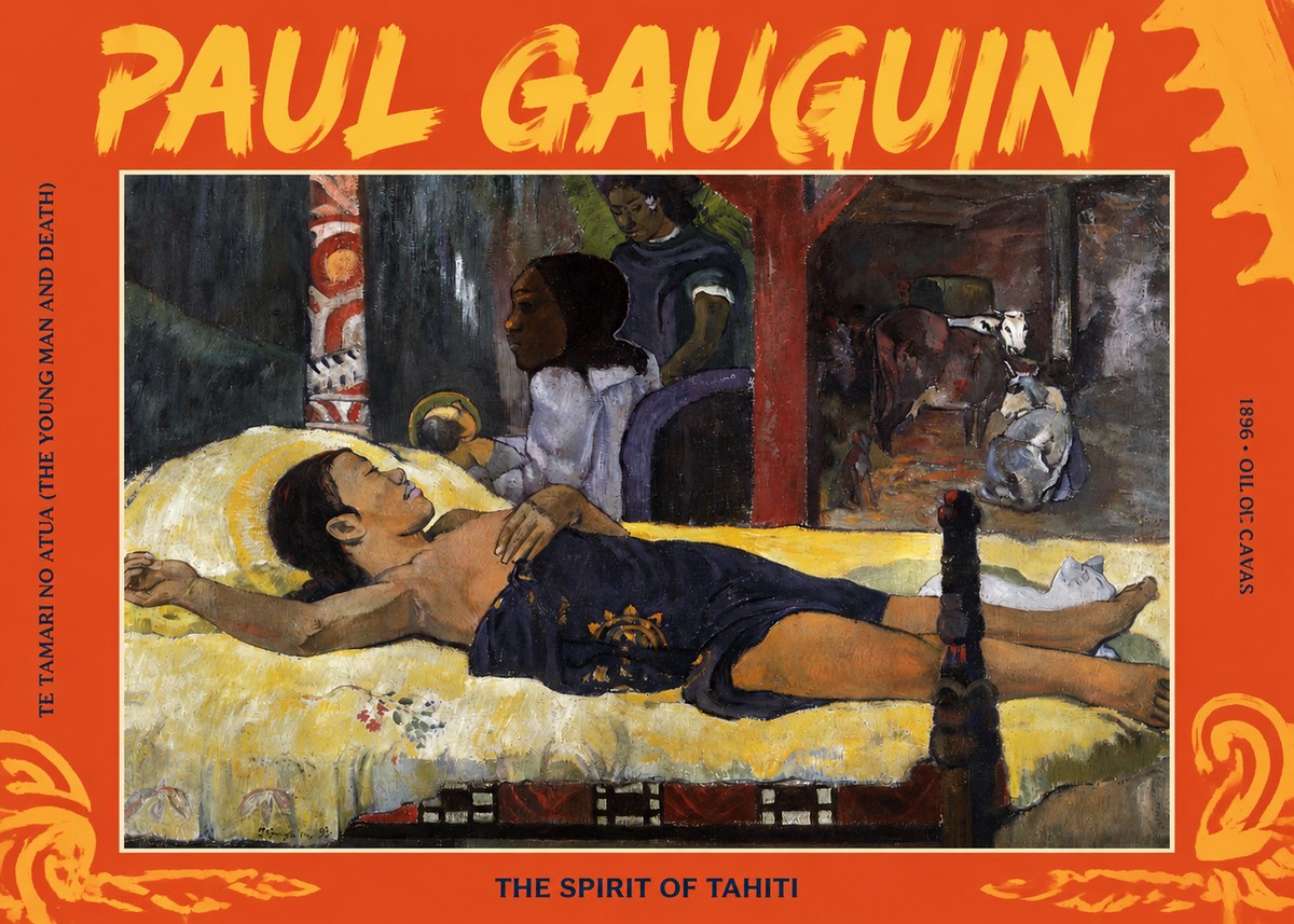 Paul Gauguin Te Tamari No Atua (the Young Man and Death) No2 - Poster