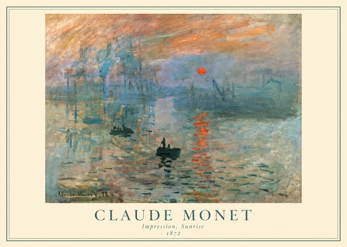 Monet Impression, Sunrise II No2 - Poster