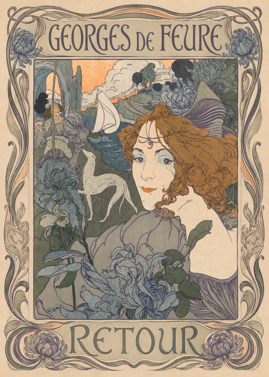 Georges de Feure Retour No1 - Poster