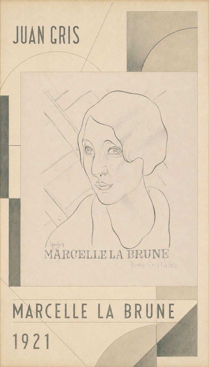 Juan Gris Marcelle La Brune II No4 - Poster