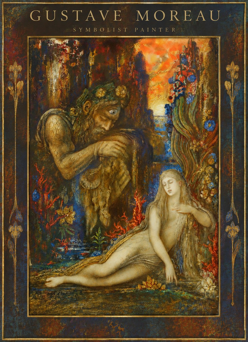 Gustave Moreau Galatea I No2 - Poster