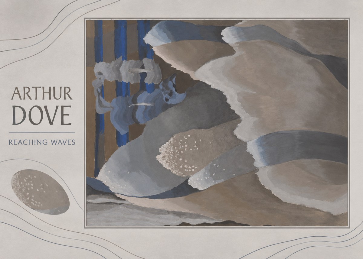 Arthur Dove Reaching Waves No3 - Poster