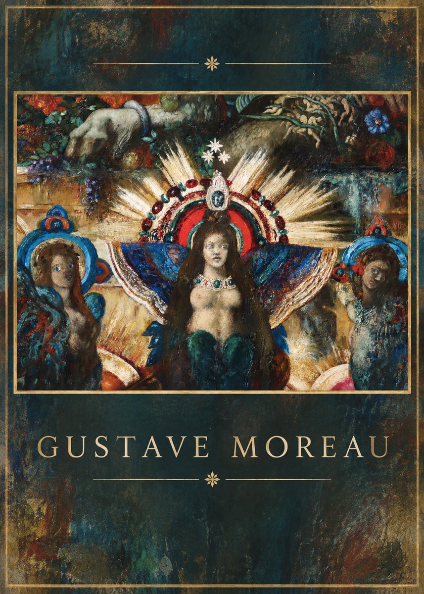 Gustave Moreau L'apparition I No2 - Poster