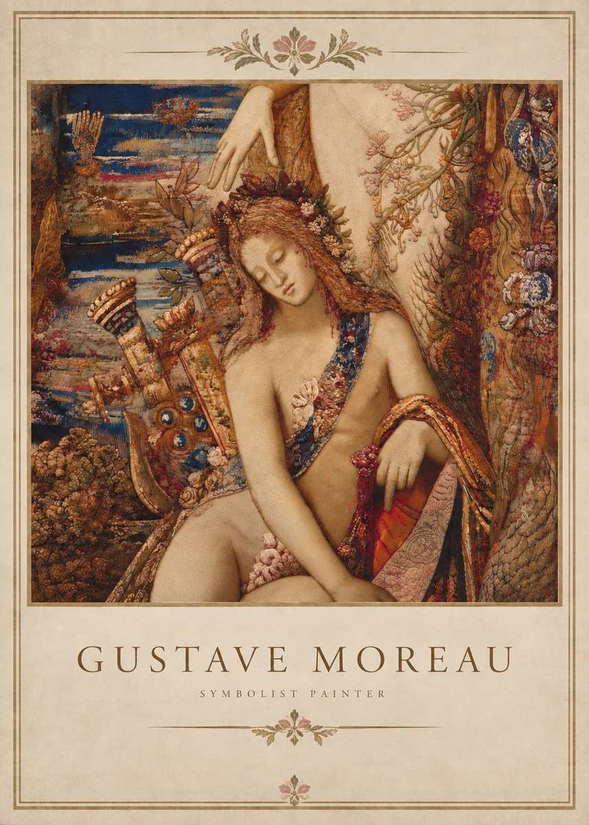Gustave Moreau Jupiter and Semele II No5 - Poster