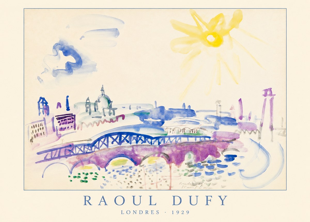 Raoul Dufy Londres - 1929 No4 - Poster