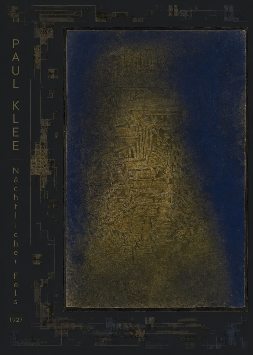 Paul Klee Nächtlicher Fels No4 - Poster