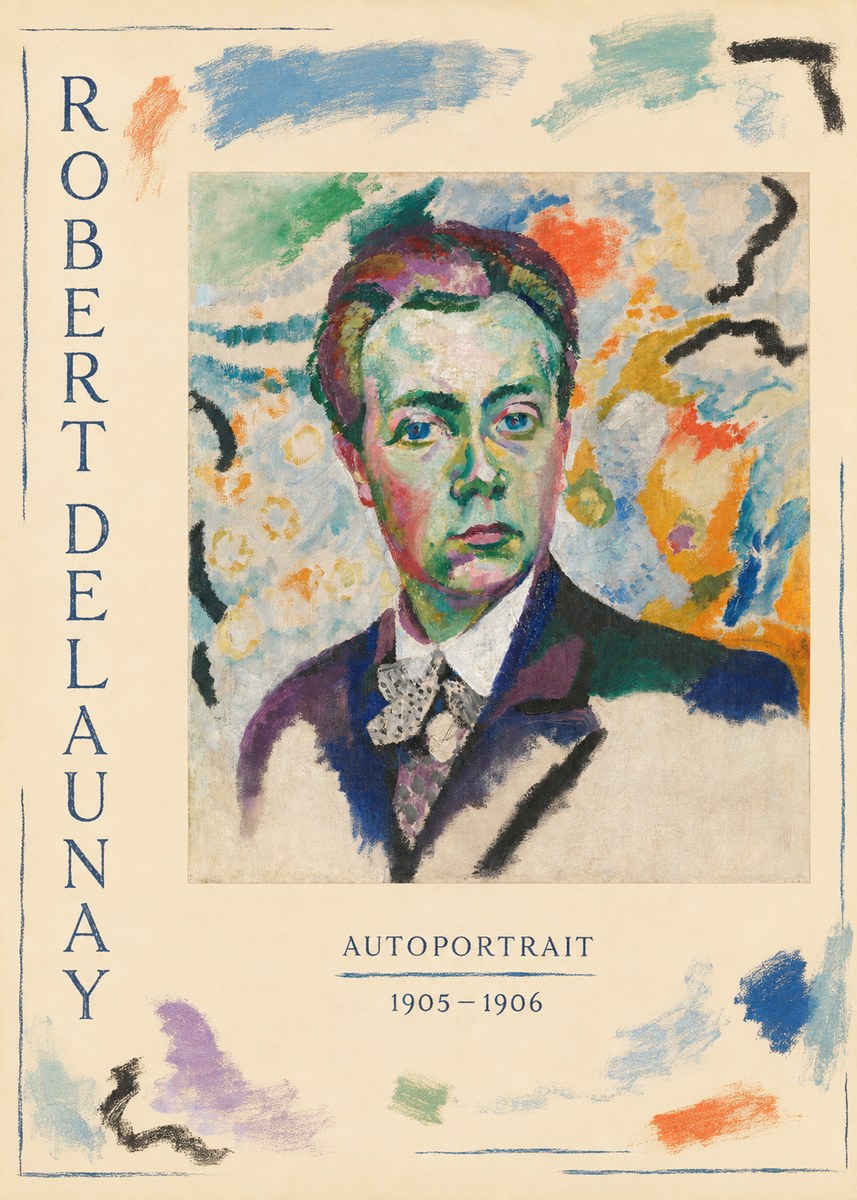 Robert Delaunay Autoportrait No5 - Poster