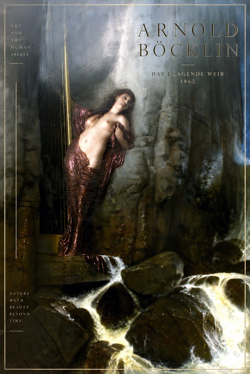 Arnold Böcklin Das Klagende Weib No6 - Poster