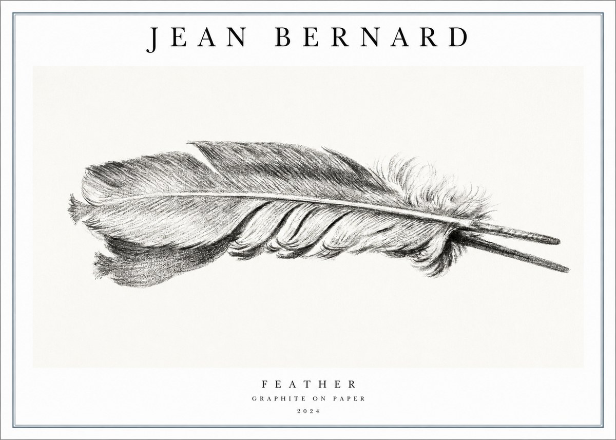 Jean Bernard Feather No1 - Poster