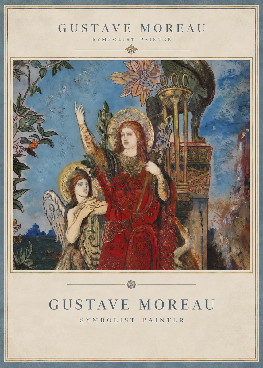 Gustave Moreau The Apparition I No3 - Poster