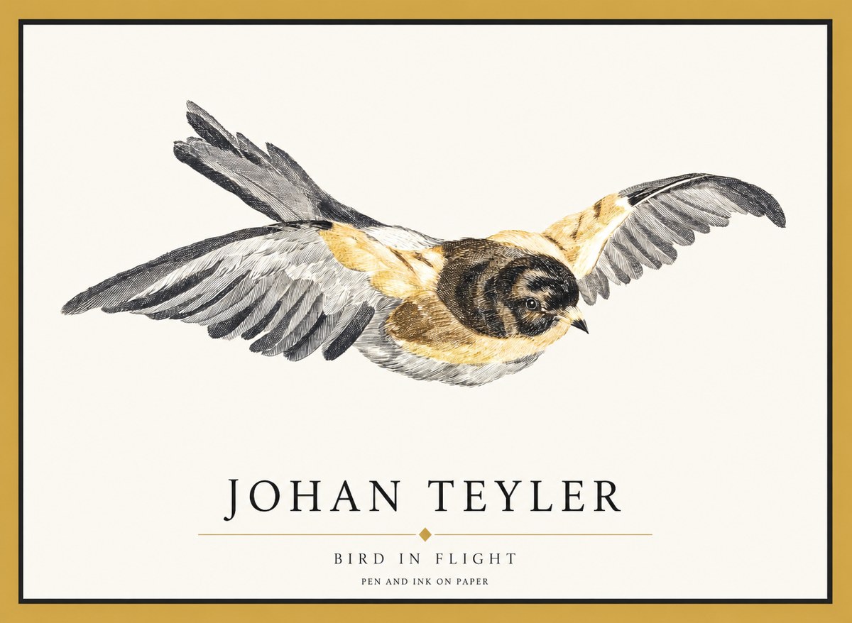 Johan Teyler Bird in Flight I No1 - Poster
