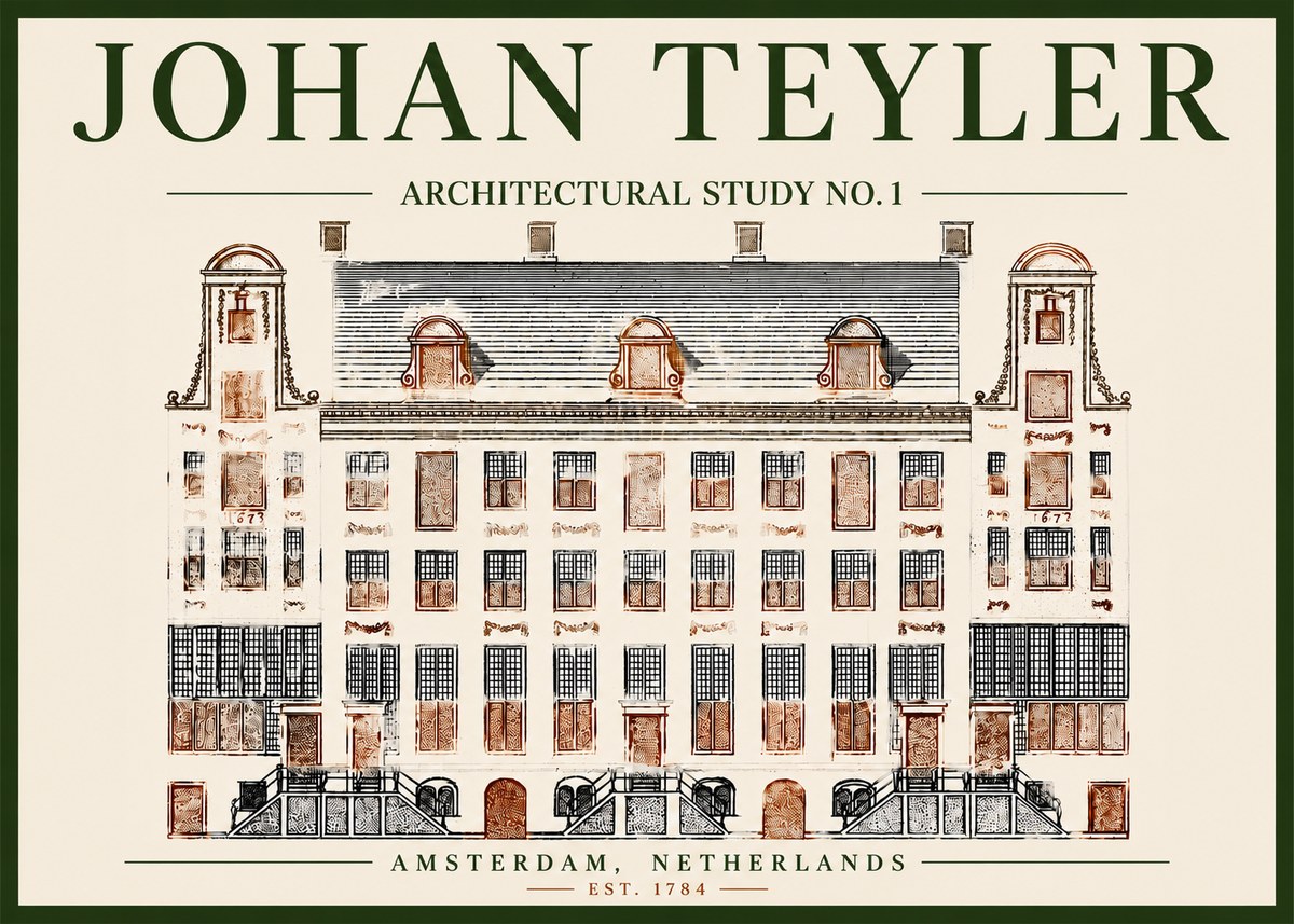 Johan Teyler Architectural Study No. 1 I No4 - Poster