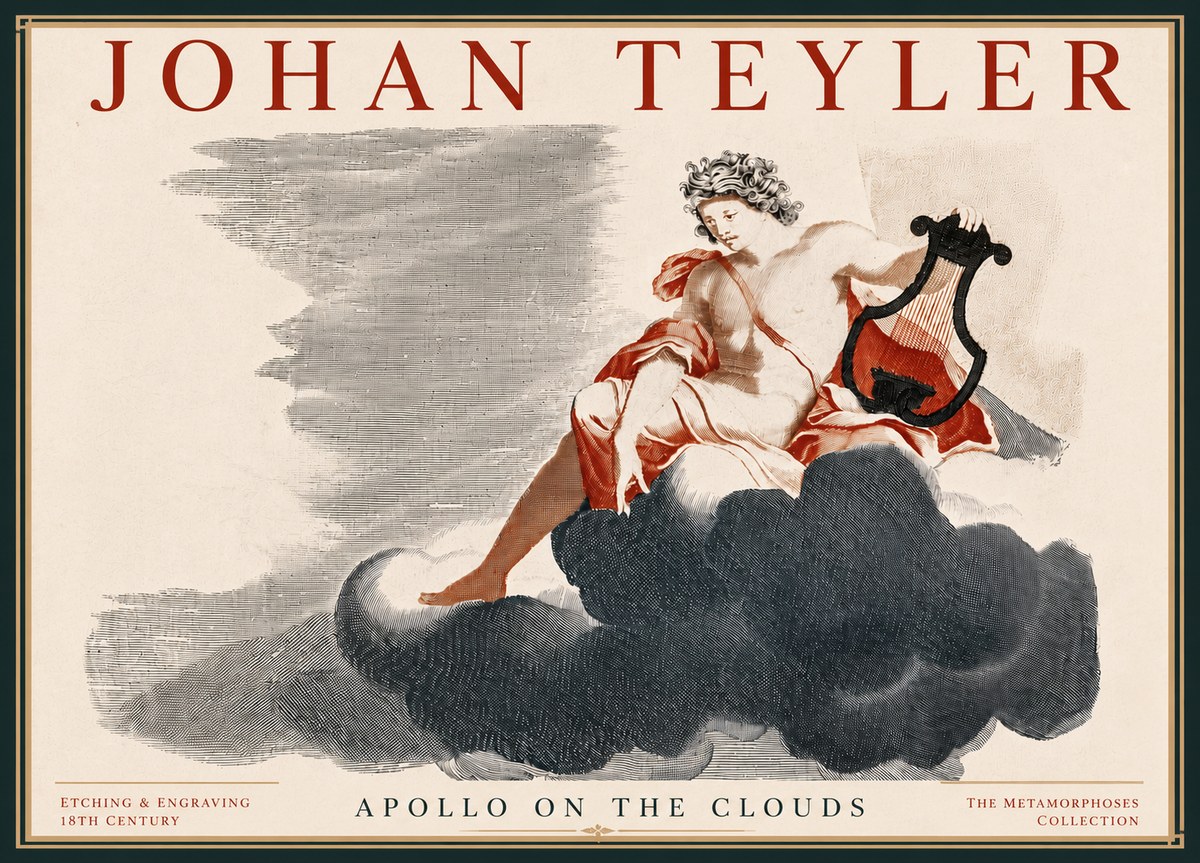 Johan Teyler Apollo on the Clouds No6 - Poster