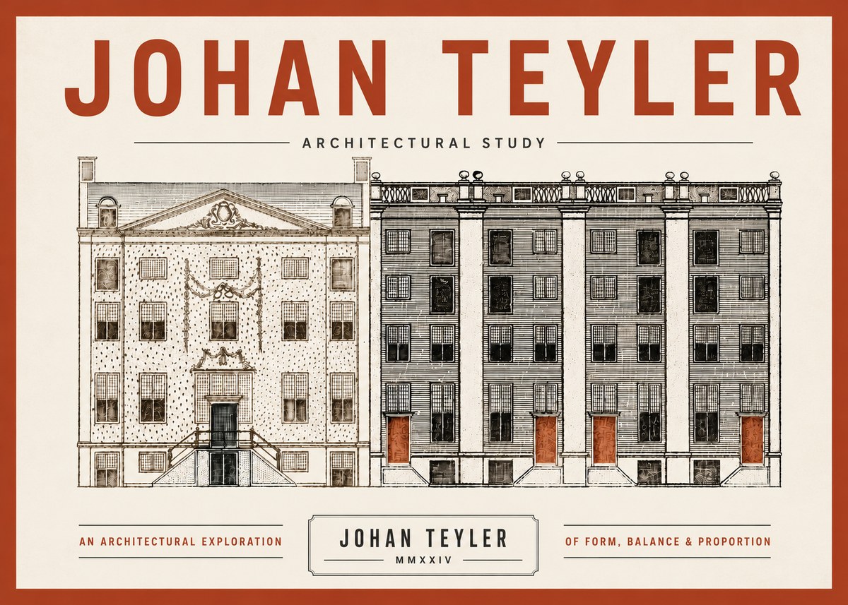 Johan Teyler Architectural Study IV No6 - Poster