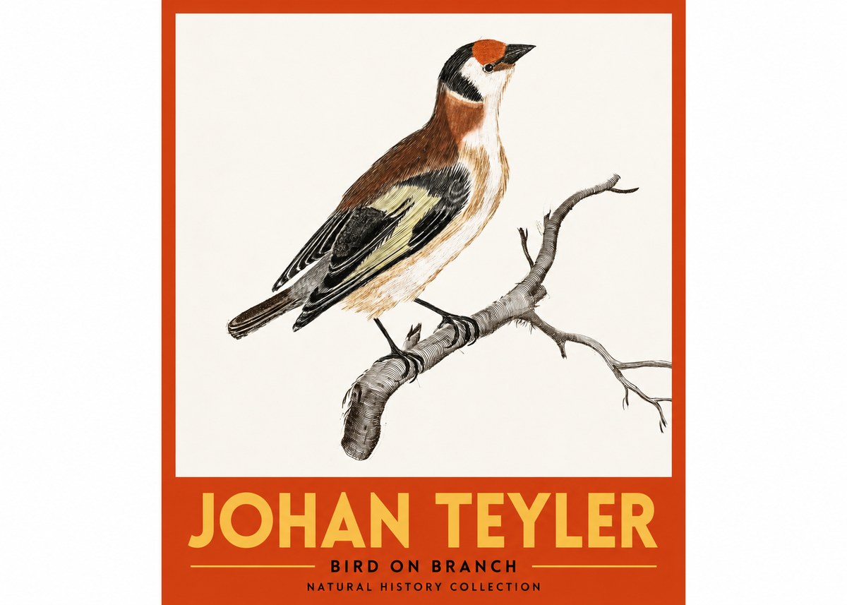 Johan Teyler Song of the Finch No3 - Poster