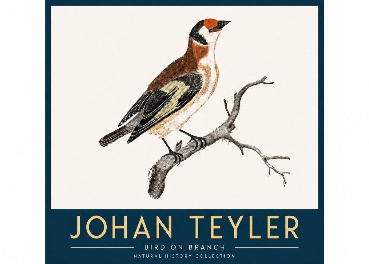 Johan Teyler Song of the Finch No4 - Poster