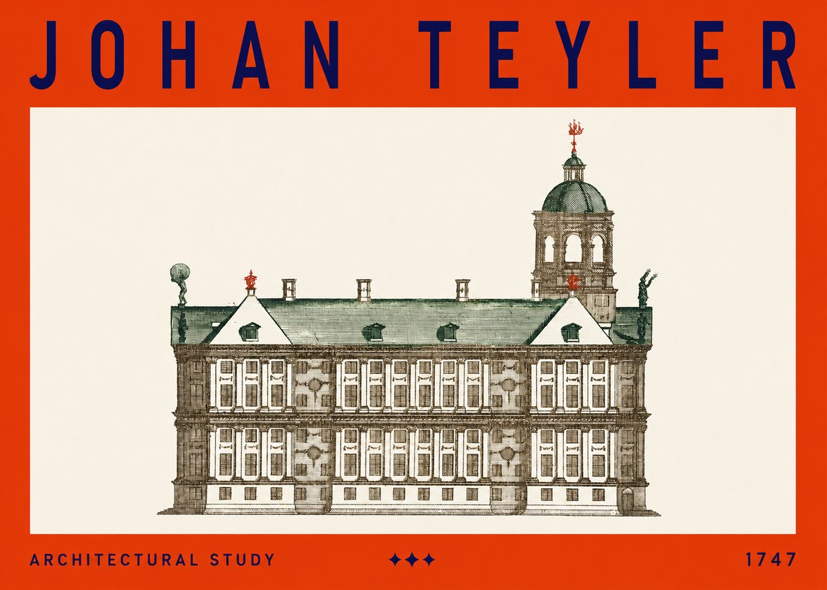 Johan Teyler Architectural Study V No3 - Poster