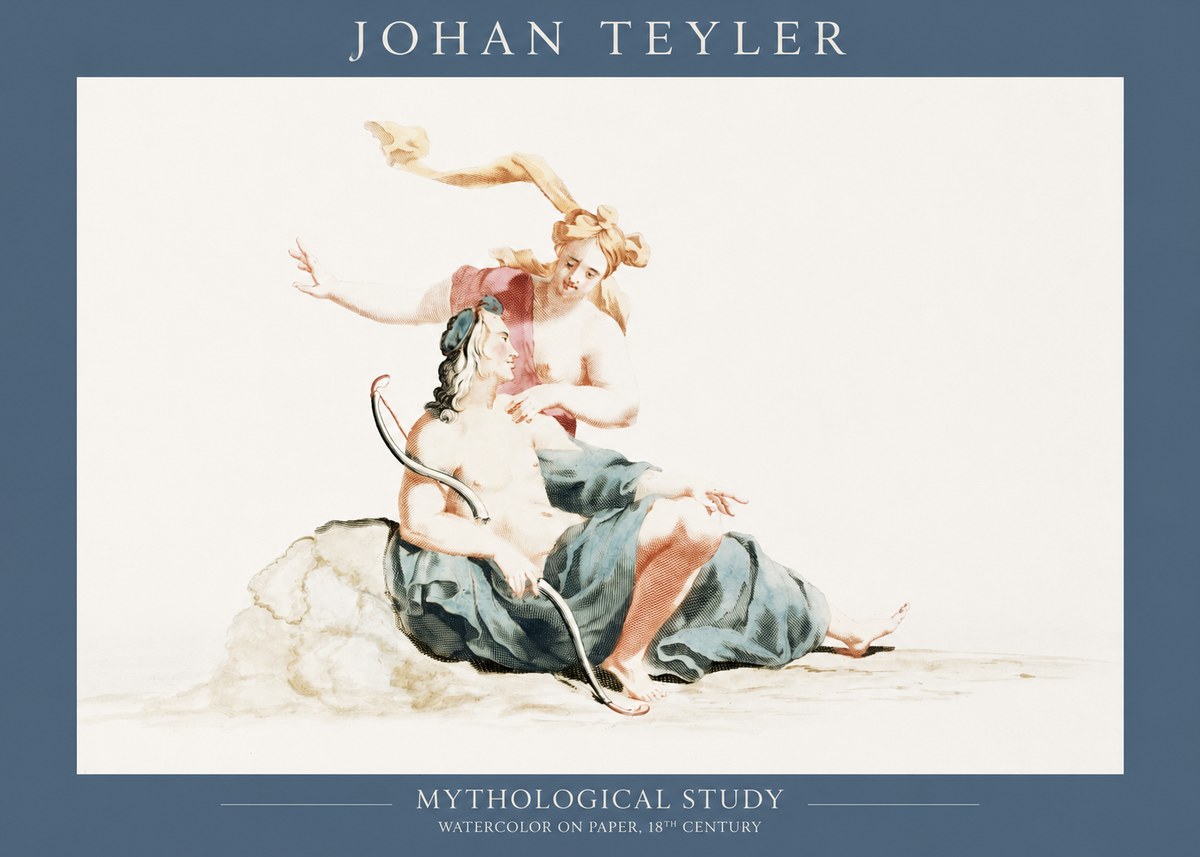 Johan Teyler Mythological Study No1 - Poster