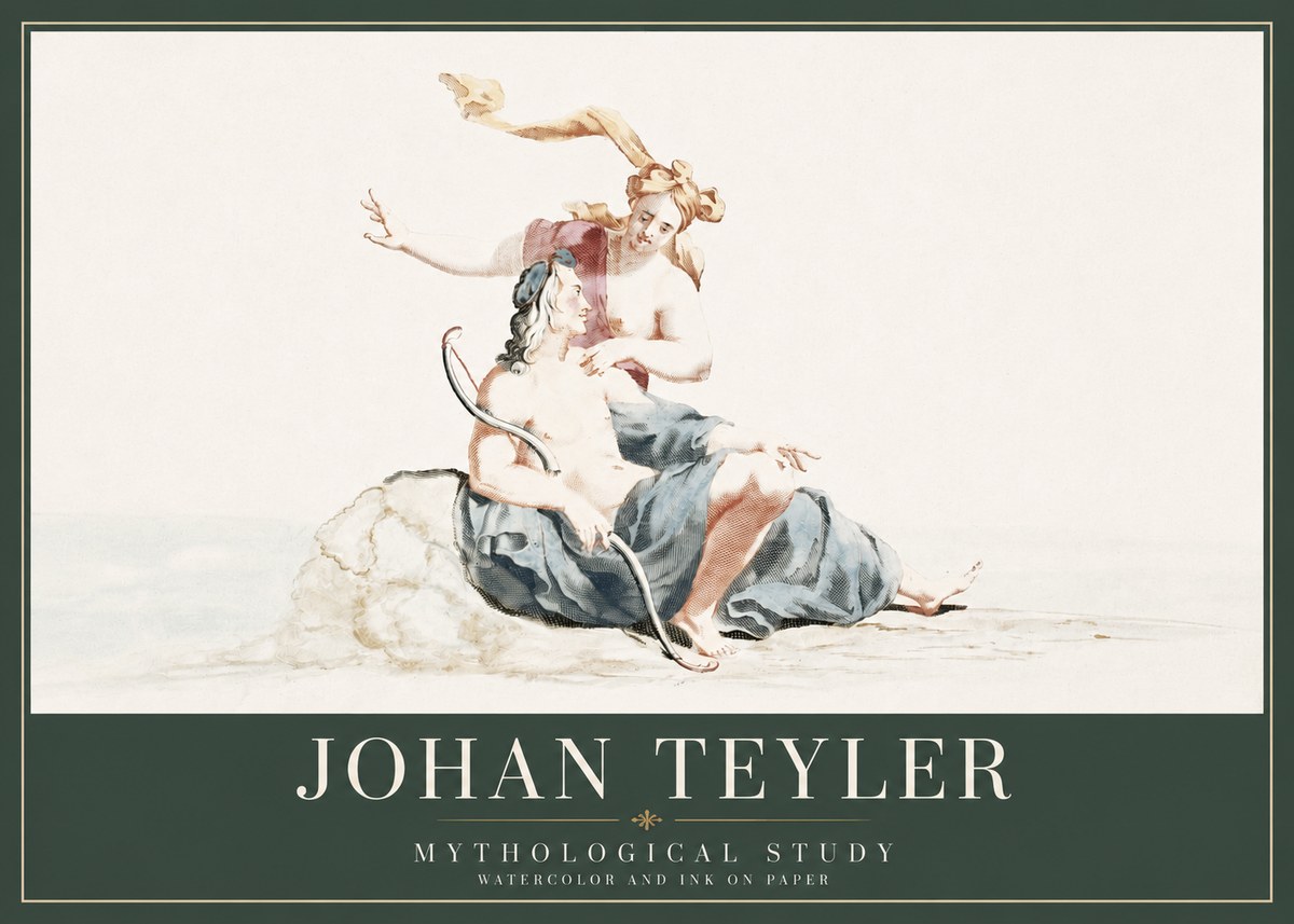 Johan Teyler Mythological Study No3 - Poster