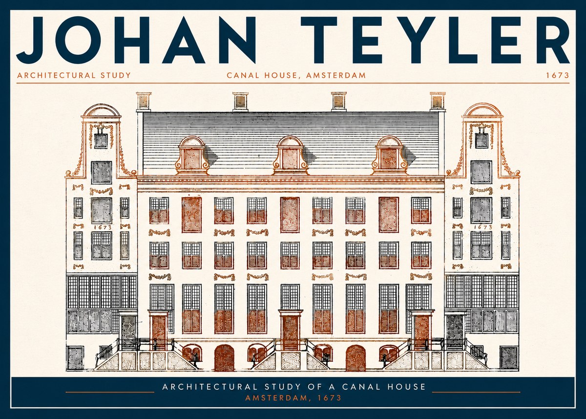 Johan Teyler Architectural Study VIII No3 - Poster