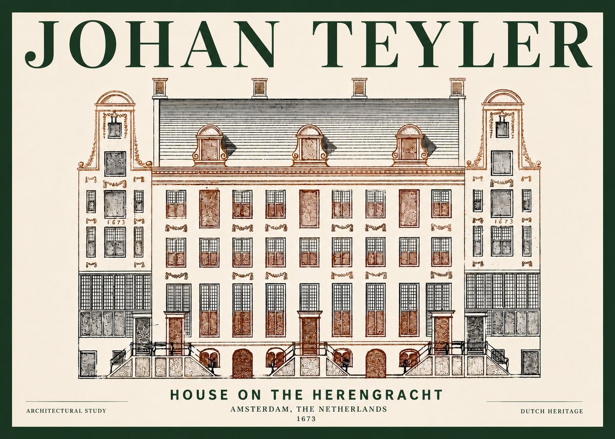 Johan Teyler Architectural Study VIII No6 - Poster