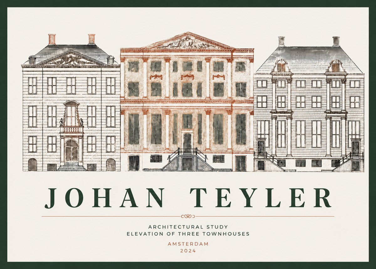 Johan Teyler Architectural Study IX No4 - Poster