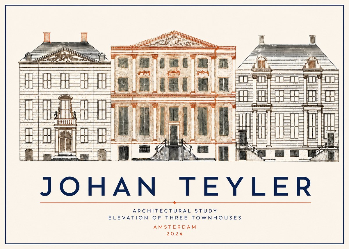 Johan Teyler Architectural Study IX No5 - Poster