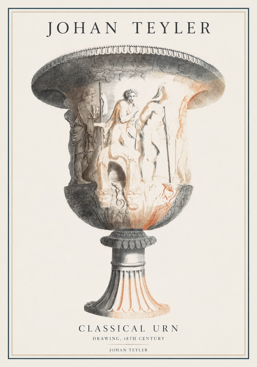 Johan Teyler Classical Urn No1 - Poster