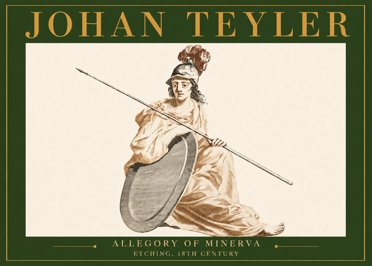 Johan Teyler Allegory of Minerva No4 - Poster