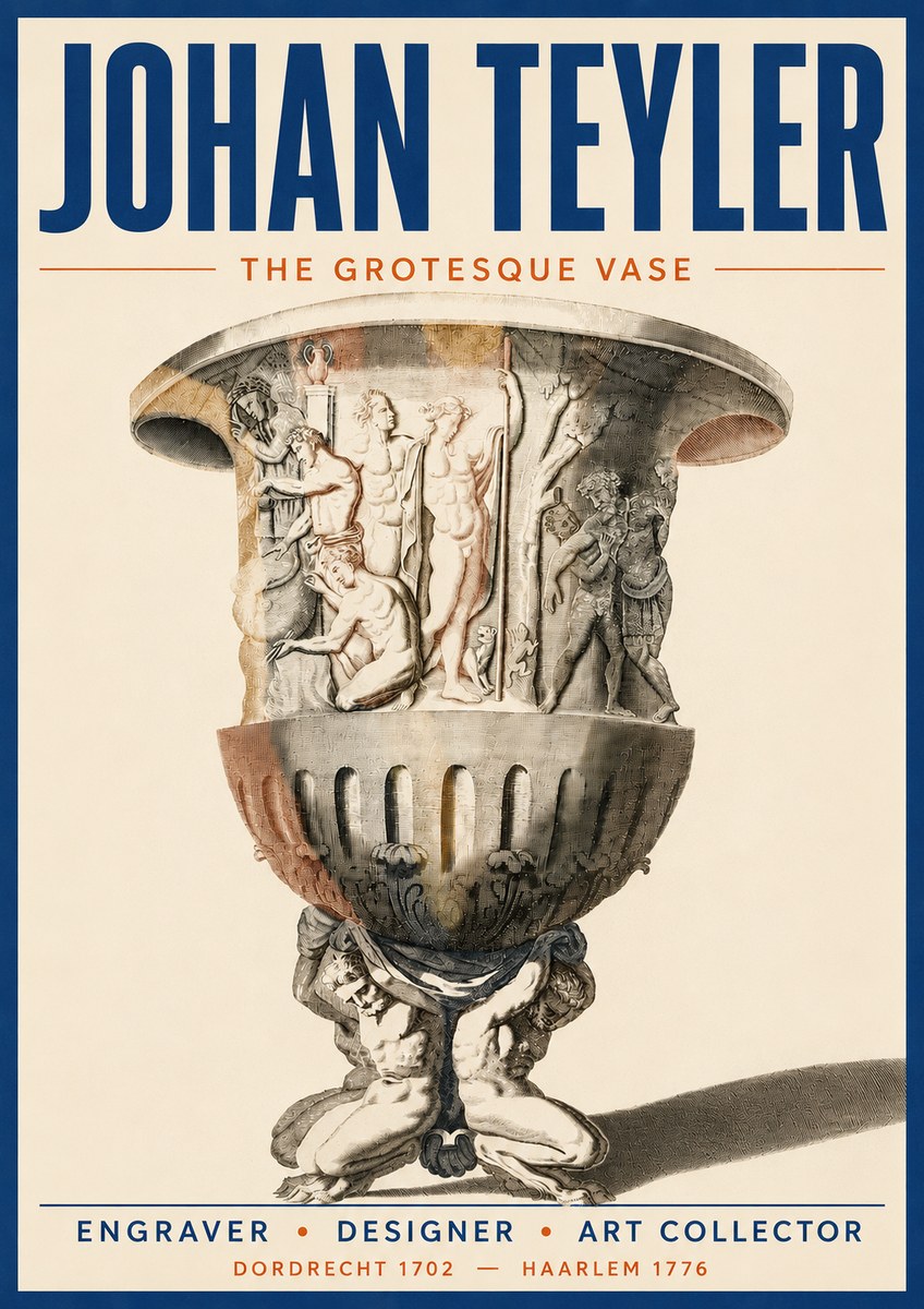 Johan Teyler The Grotesque Vase No6 - Poster