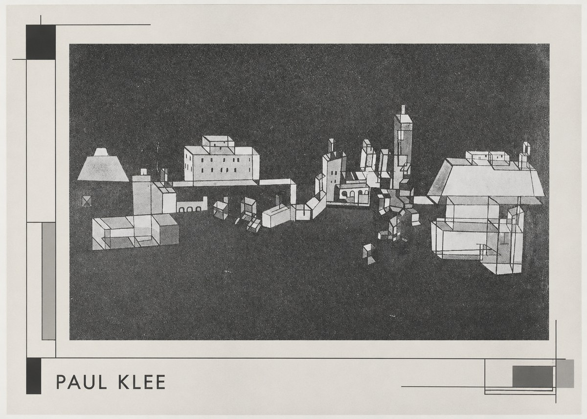 Paul Klee Architectural Forms No3 - Poster
