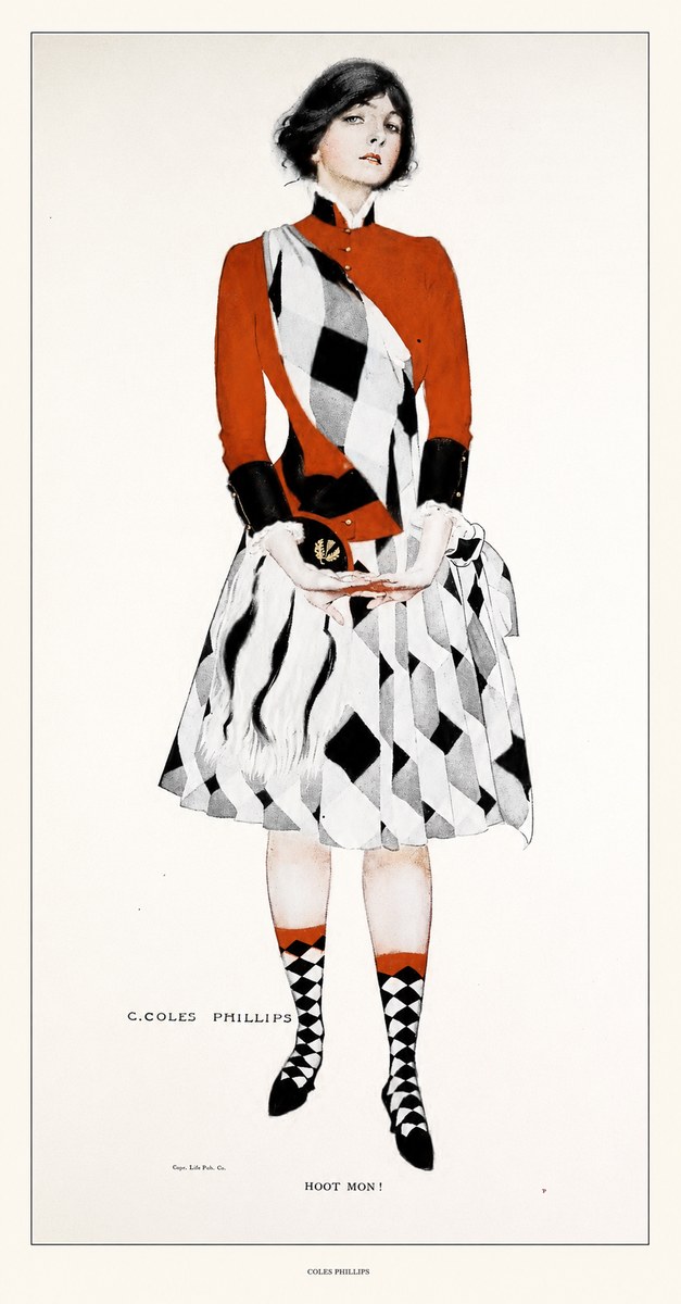 Coles Phillips Hoot Mon! No4 - Poster