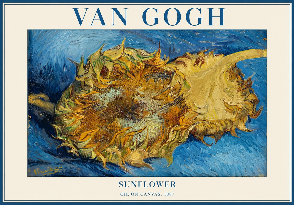 Van Gogh Sunflower No1 - Poster