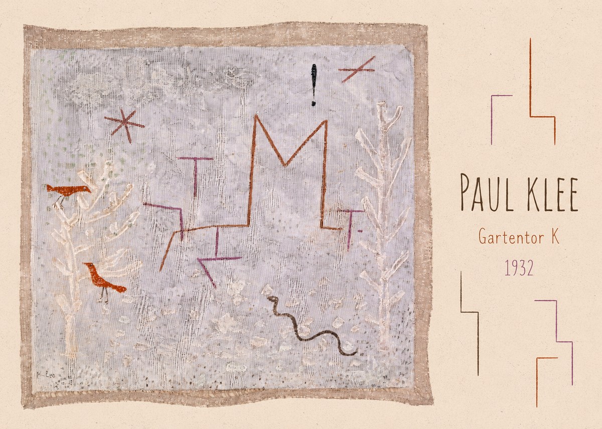 Paul Klee Gartentor K No3 - Poster