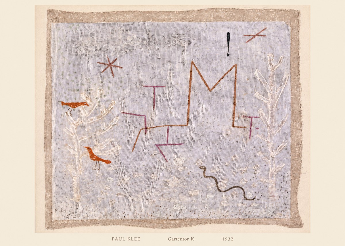 Paul Klee Gartentor K No5 - Poster