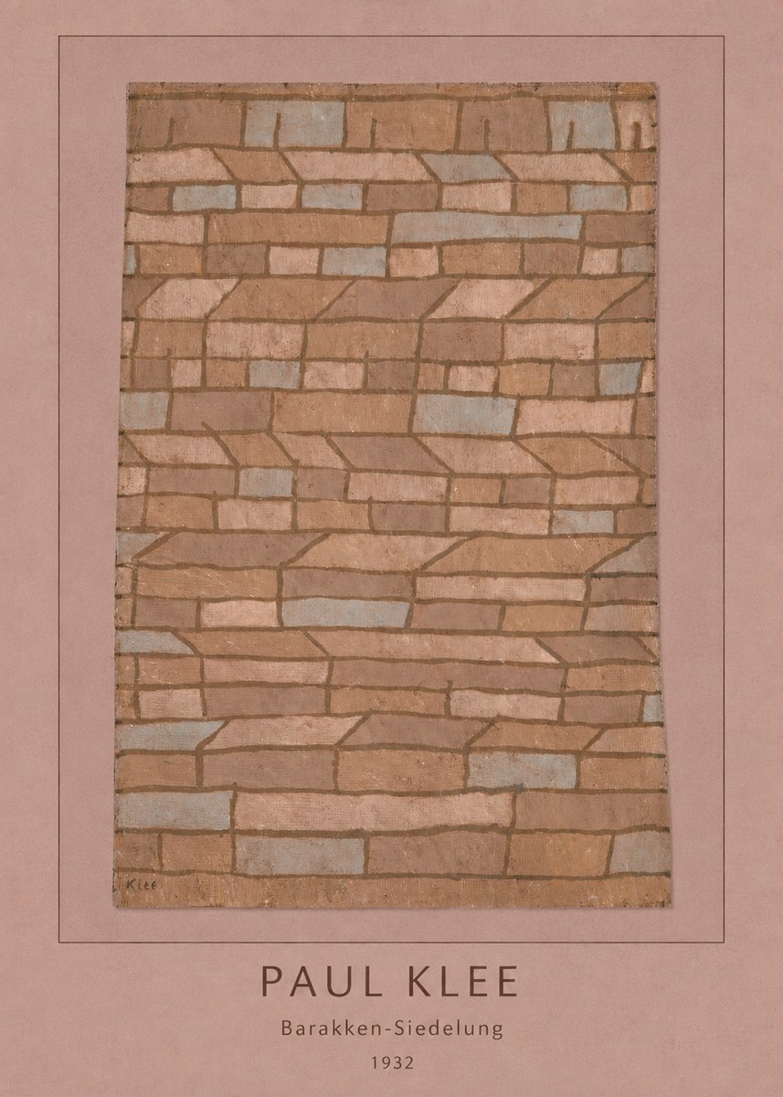 Paul Klee Barakken-siedelung No4 - Poster