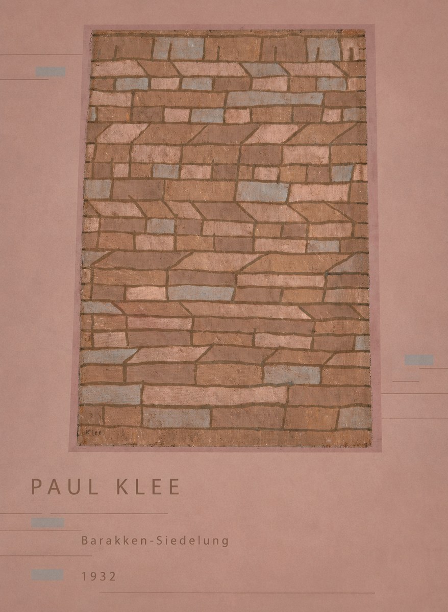 Paul Klee Barakken-siedelung No6 - Poster