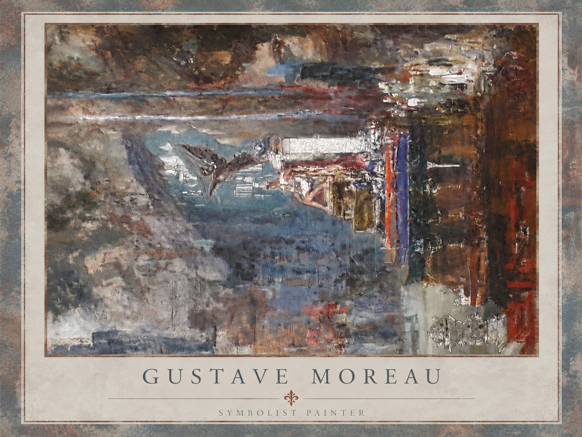 Gustave Moreau Visionary Composition No3 - Poster