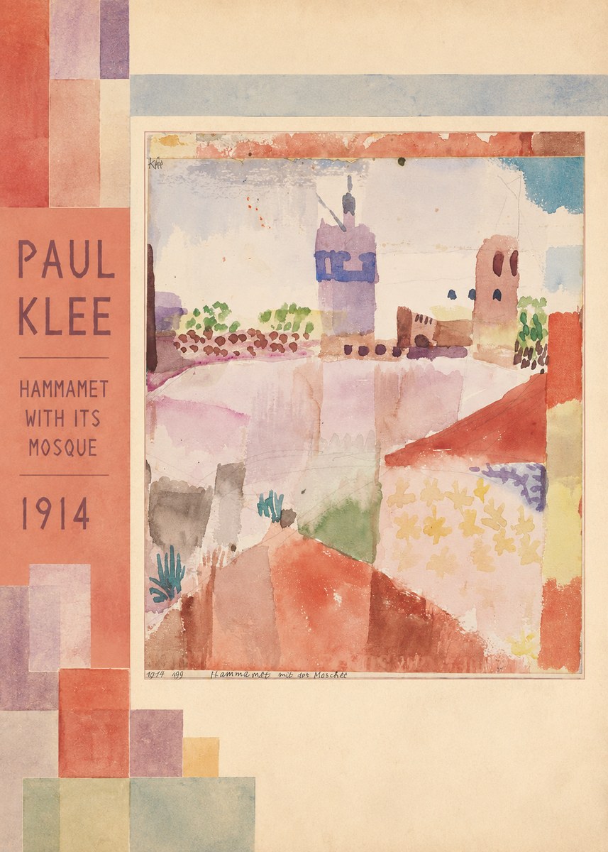 Paul Klee Hammamet with Its Mosque No2 - Poster