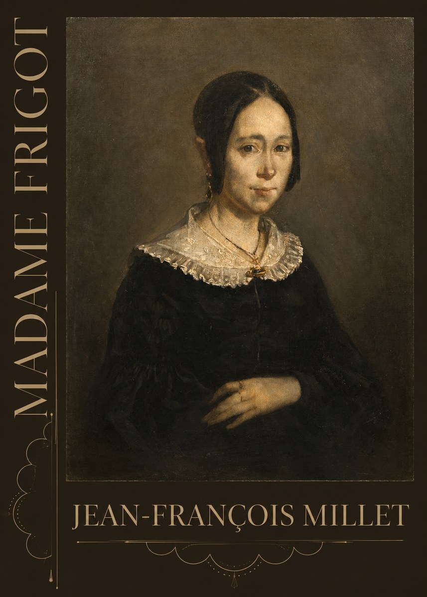 Jean-François Millet Madame Frigot No3 - Poster