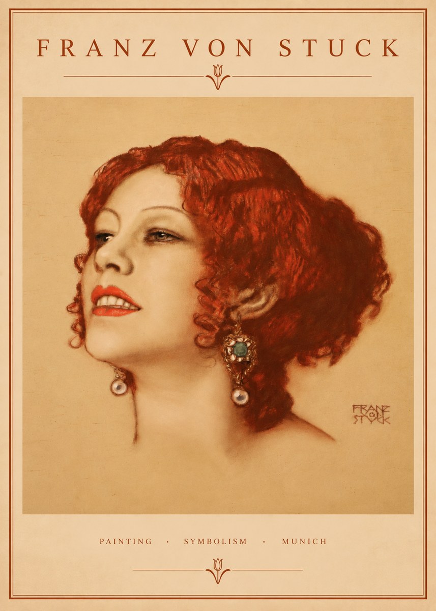 Franz von Stuck Medusa No2 - Poster