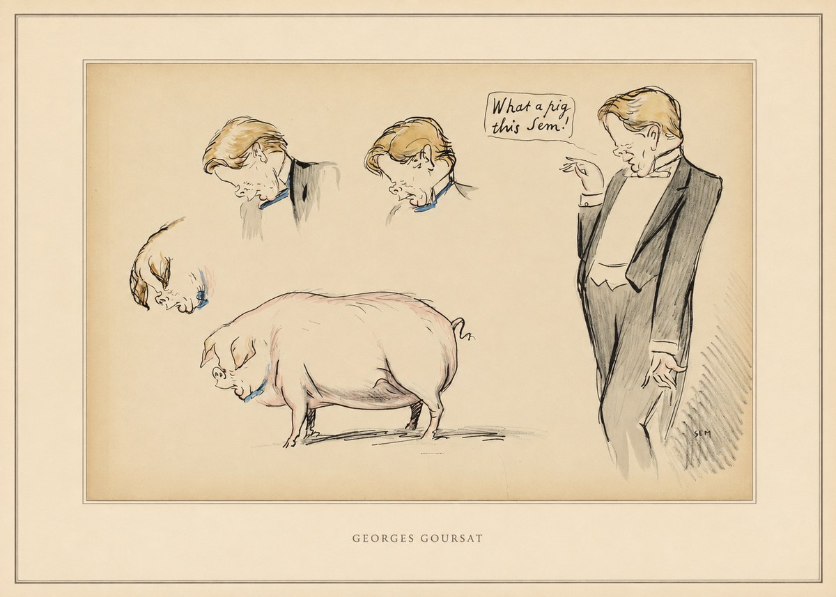 Georges Goursat Georges Goursat I No4 - Poster