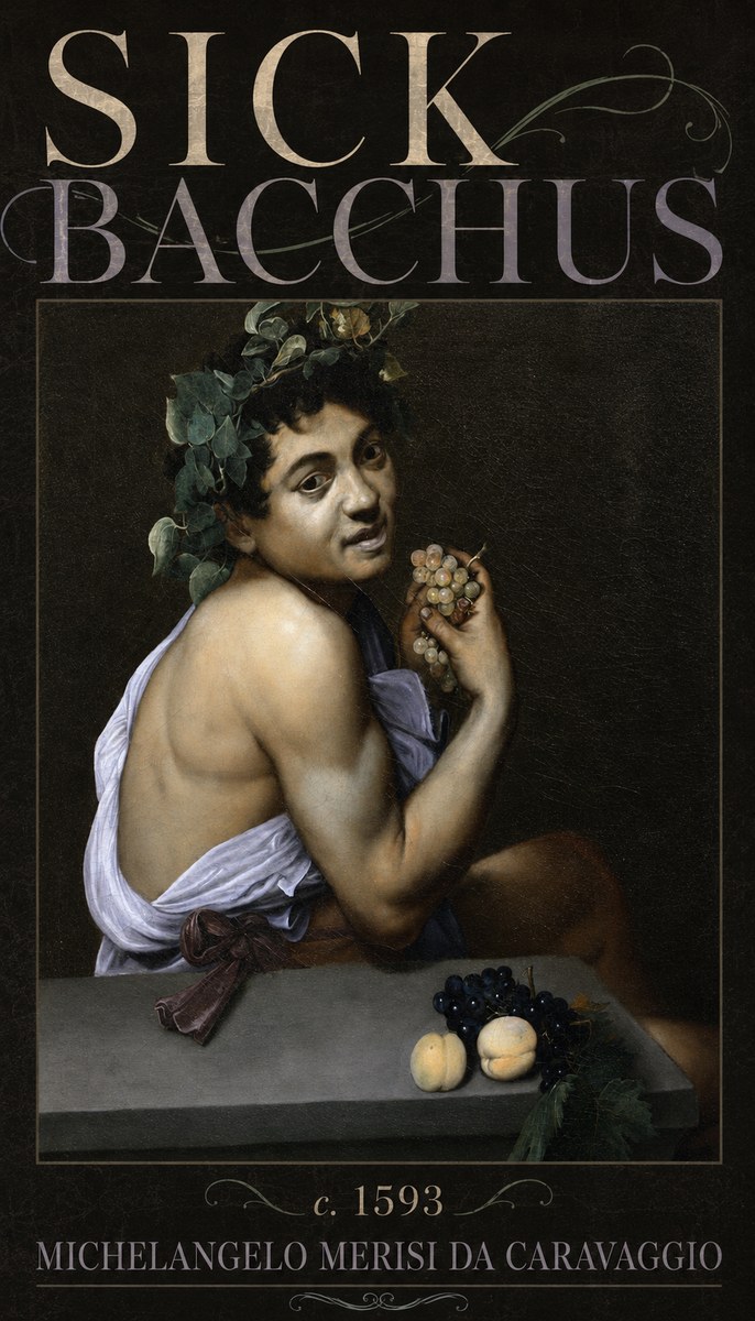 Michelangelo Merisi da Caravaggio Sick Bacchus No6 - Poster