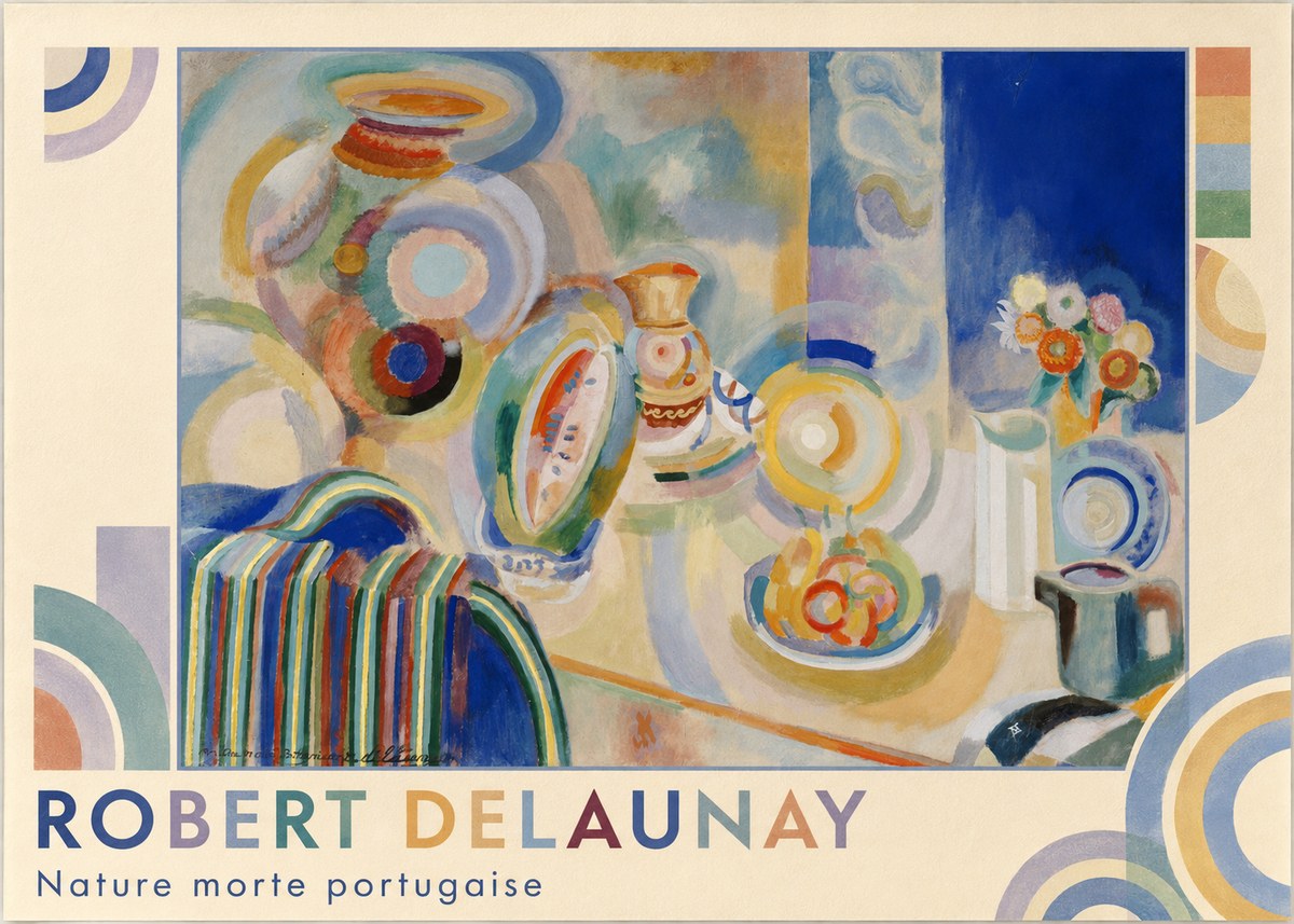Robert Delaunay Nature Morte Portugaise No1 - Poster