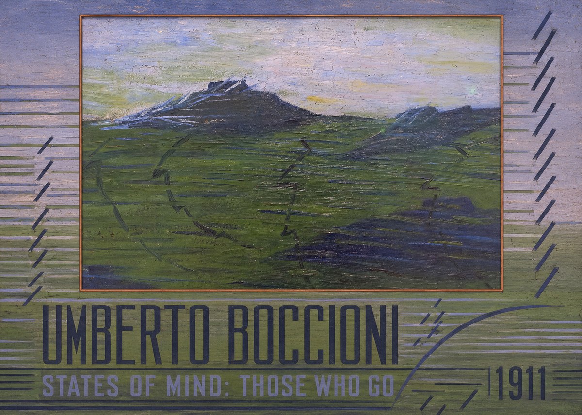 Umberto Boccioni States of Mind: Those Who Go No3 - Poster
