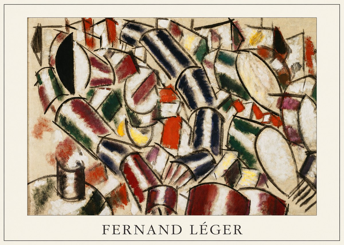 Fernand Léger Contraste De Formes No3 - Poster