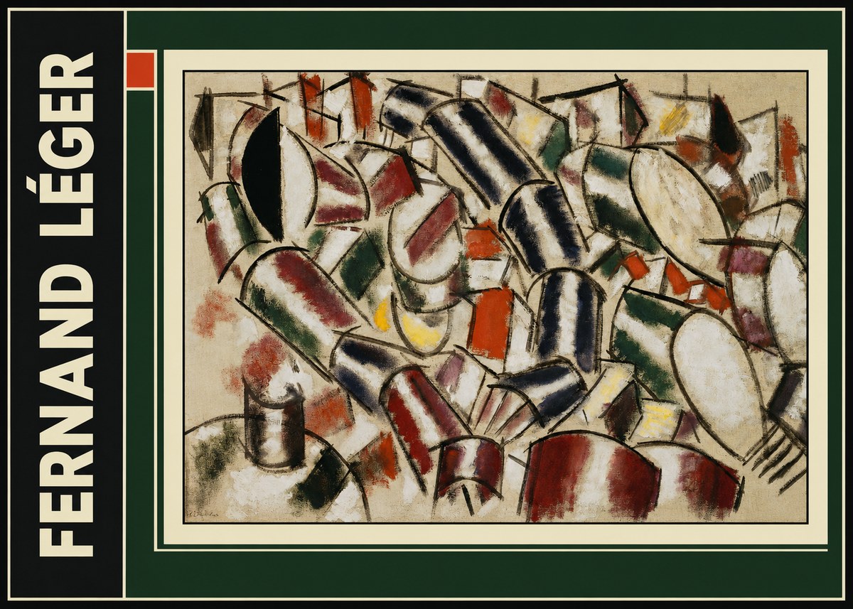 Fernand Léger Contraste De Formes No4 - Poster