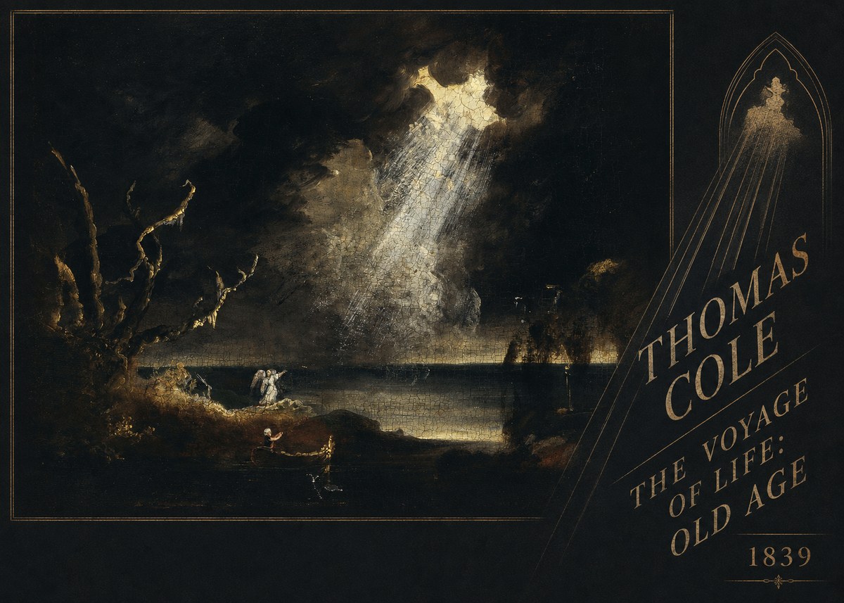 Thomas Cole The Voyage of Life: Old Age I No2 - Poster