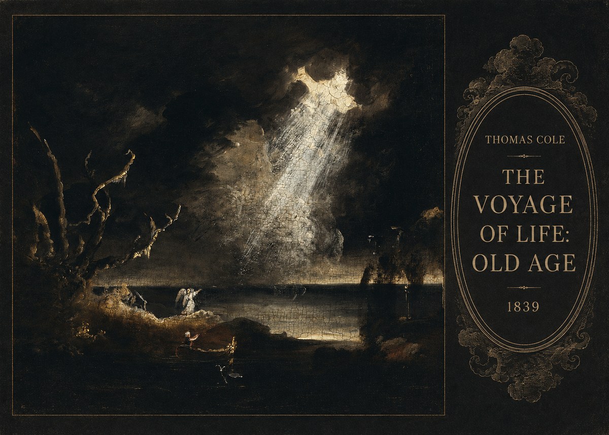 Thomas Cole The Voyage of Life: Old Age I No5 - Poster