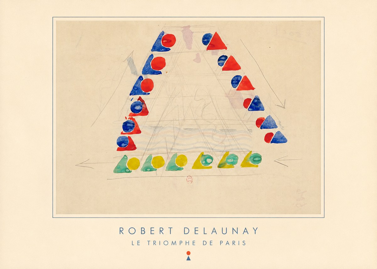 Robert Delaunay Le Triomphe De Paris II No5 - Poster